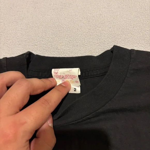 Vintage Ski Doo T Shirts Size Medium Black Embroidery Graphic Short Sleeves Y2K - Picture 3 of 6